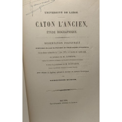 Caton l'ancien étude biographique - dissertation inaugurale -...