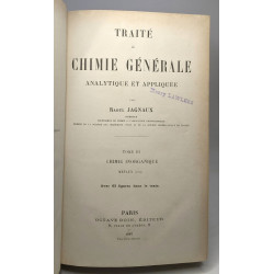 Traité de chimie générale annalytique et appliquée TOME III chimie...
