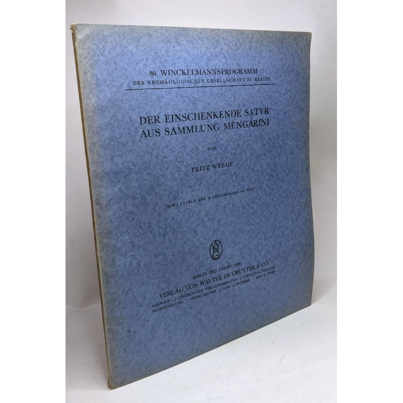 Der einschenkende satyr aus sammlung mengarini - 89....