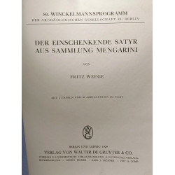 Der einschenkende satyr aus sammlung mengarini - 89....