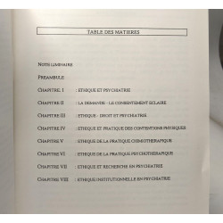 Ethique et psychiatrie / gouvernement wallon