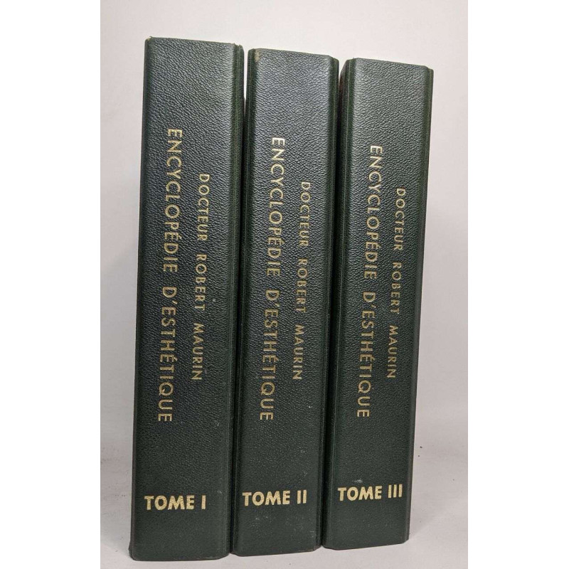 L'encyclopédie d'esthétique en 3 tomes