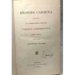 Hesiodi Carmina recensuit et commentariis instruxit Carolus...