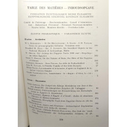 Chronique d'Egypte - années 1981 à 1985 - tomes 56 à 60 -