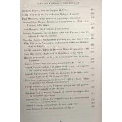 Chronique d'Egypte - années 1981 à 1985 - tomes 56 à 60 -