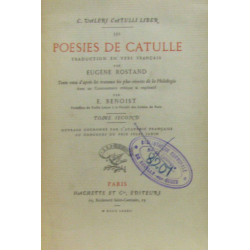 Les poésies de Catulle traduction en vers Français - tome second