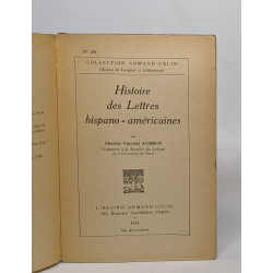 Histoire des lettres hispano-américaines