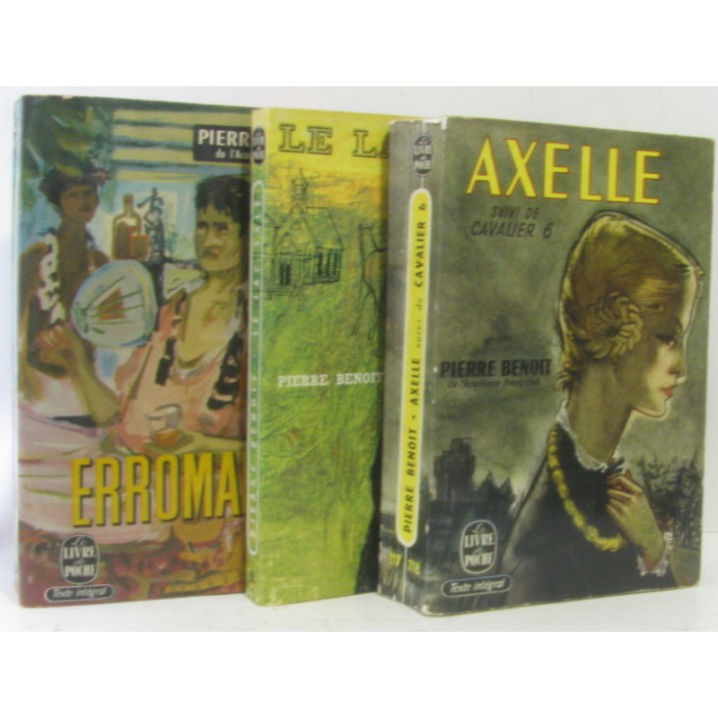 Erromango + Le lac salé + Axelle (suivi de cavalier 6) --- 3 livres