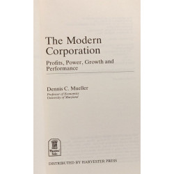Modern Corporation: Profits Power Growth and Performance
