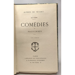 Comédies et proverbes - TOME PREMIER ET SECOND - Oeuvres
