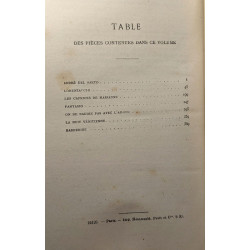 Comédies et proverbes - TOME PREMIER ET SECOND - Oeuvres