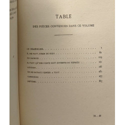 Comédies et proverbes - TOME PREMIER ET SECOND - Oeuvres