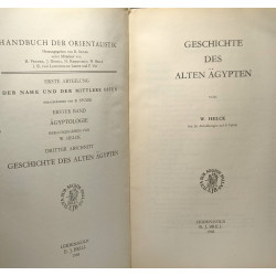 Geschichte des alten ägypten | Handbuch der orientalistik