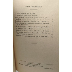 Bulletin de l'association Guillaume Budé (revue de culture...
