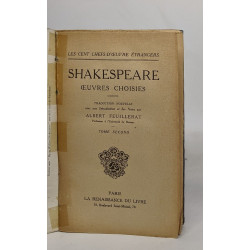 Shakespeare oeuvres choisies - tome second