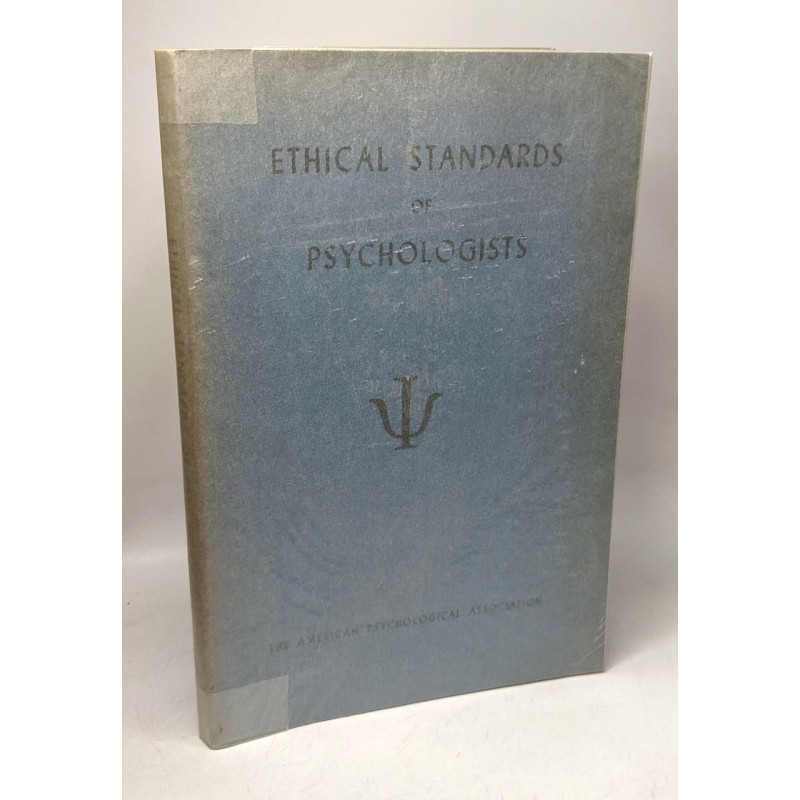Ethical standards et psychologists