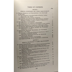 Ethical standards et psychologists