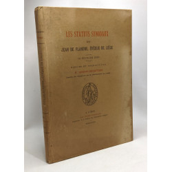 Les statuts synodaux de Jean de Flandre évêque de Liége - 16...