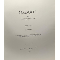 Ordona - TOMES II à VIII - rapports et études de fouilles...