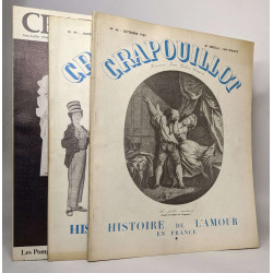 Lot de 3 "Crapouillot": n°46 histoire de l'amour en France I -47...
