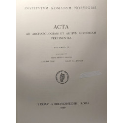 Acta ad archaeologiam et artium historiam pertinentia: VOLUMEN I...