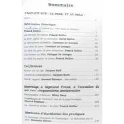 Le père et au delà - n°6 février 2007 - les cahiers cliniques de Nice
