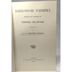 Babylonische sühnriten besonders mit rücksicht auf Priester und...