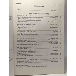 Cahier d'Europe - Cultures - Sociétés - Politiques - présence des...