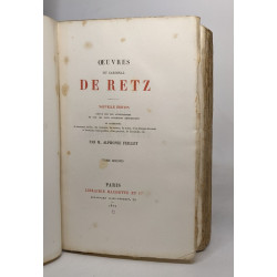 Les grands écrivains de la France: Cardinal de Retz tomes I - II -...