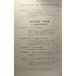 Caractère et personnalité / Cours et documents de philosophie