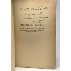 Pierre ou Jack...? --- avec hommage de l'auteur