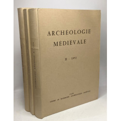 Archéologie Médiévale - 4 volumes: TOME I: 1971 + TOME II: 1972 +...