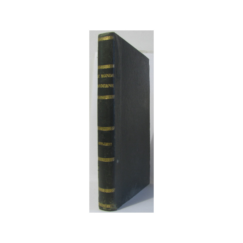 Le monde moderne supplément consacré au roman contemporain tome...