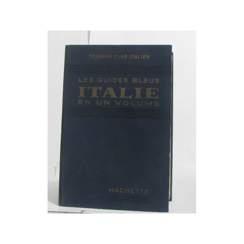 Italie en un volume - les guides bleus