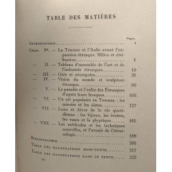 L'art et la civilisation étrusques - 33 illustrations hors texte...