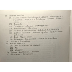 Sciences humaines en Afrique noire - Guide bibliographique (1945 -...