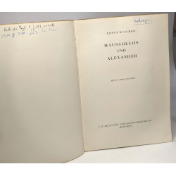 Maussollos und Alexander - mit 65 abbildungen