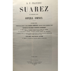 Suarez e societate jesu - Indices II -- volumen secundum autem in...