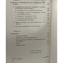 Construire un cours programmé / Éducation 2000