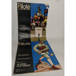Lot de 63 revues du journal Pilote: numéros voir description détaillée