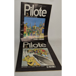 Lot de 63 revues du journal Pilote: numéros voir description détaillée