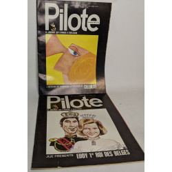 Lot de 63 revues du journal Pilote: numéros voir description détaillée