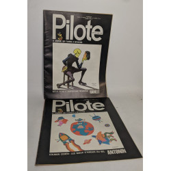 Lot de 63 revues du journal Pilote: numéros voir description détaillée