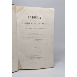 Fabiola ou l'église des catacombes
