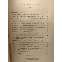 Le directoire du 11 brumaire an IV au 18 fructidor an V publié...