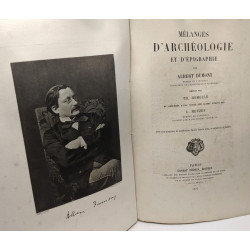Mélanges d'archéologie et d'épigraphie