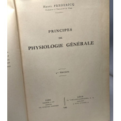Cours de physiologie générale - 4e éd
