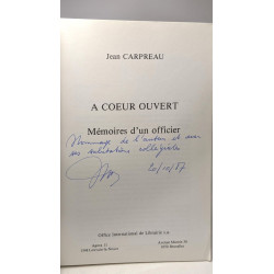 À coeur ouvert - mémoires d'un officier