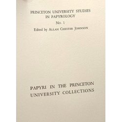 Papyri in the Princeton University collections VOL. II