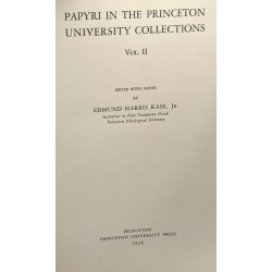 Papyri in the Princeton University collections VOL. II